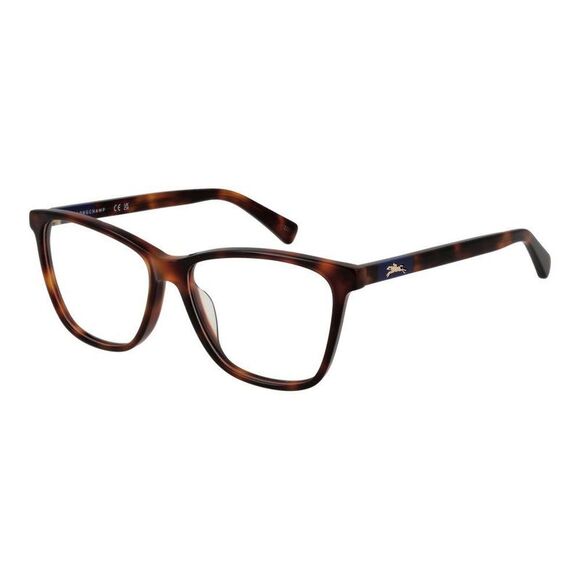 Longchamp Tortoise Shell Eyeglasses Women Brown Frames